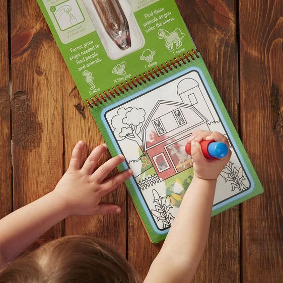 Водная раскраска многоразовая Water WOW Melissa & Doug &laquo;Домашняя ферма&raquo; MD19232 фото 2