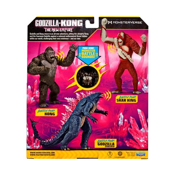 Фигурка GODZILLA X KONG - Конг готов к бою световые и звуковые эффекты 18 см фото 7