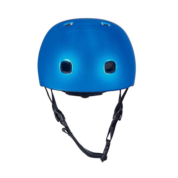 Захисний шолом преміум MICRO з LED габаритами розмір M 52-56 cm Темно-синій фото 3