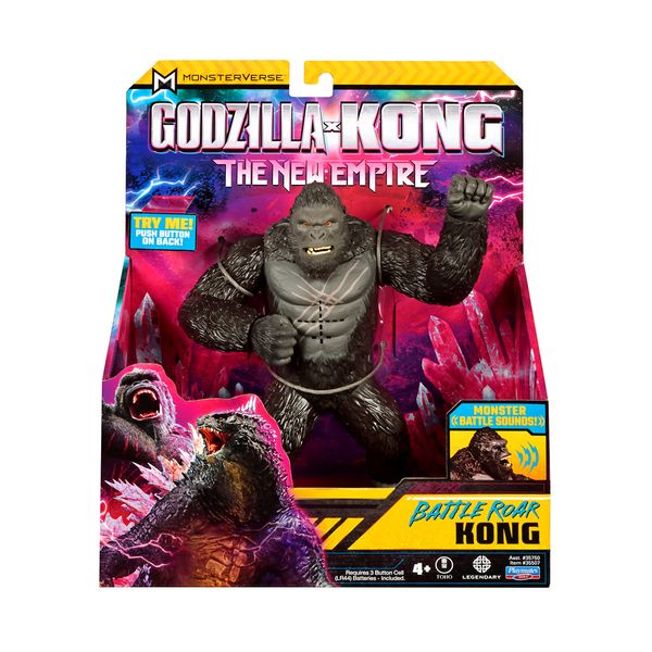 Фігурка GODZILLA X KONG - Конг готовий до бою світлові та звукові ефекти 18 см фото 5
