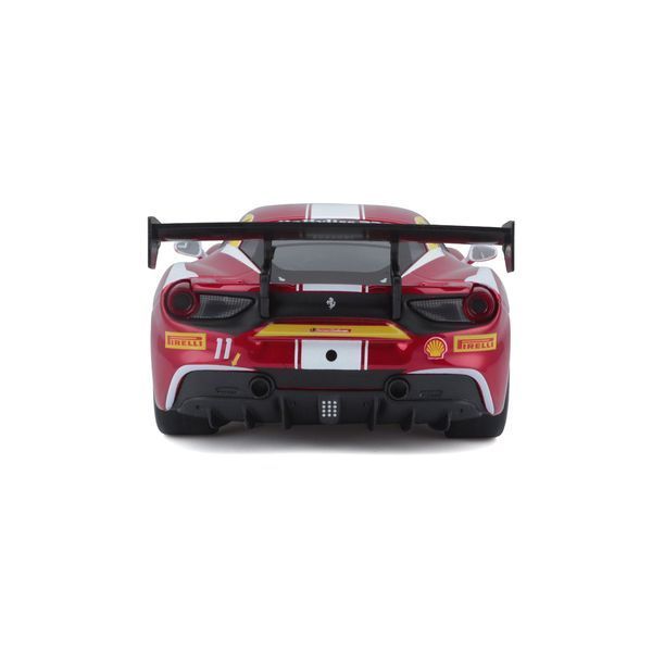 Колекційна модель автомобіля Bburago Ferrari 488 Challenge, масштаб 1:24, червоний 18-26308 фото 3