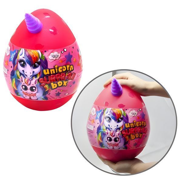 Яйце - сюрприз Danko Toys Unicorn Surprise Box укр малиновий USB-01-01U фото 3