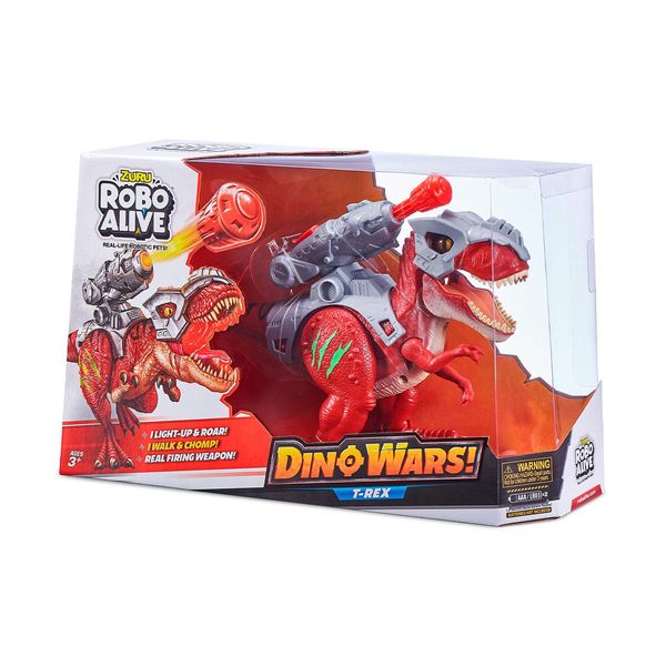 Інтерактивна роботизована іграшка Robo Alive серії "Війна динозаврів" - Бойовий Тиранозавр фото 5