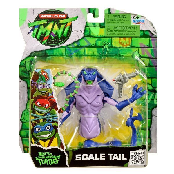 Ігрова фігурка Черепашки-ніндзя TMNT Скейл Тейл 10 см з 2 аксесуарами 83841 фото 2