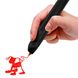 3D-ручка 3Doodler Create PLUS для проф. використання - ЧОРНА (75 стрижнів, аксесуари) фото 3