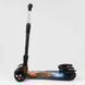 Дитячий самокат з турбінами складаний Best Scooter MAXI | 3 PU колеса 120х40 | музика дим | 65884 фото 2