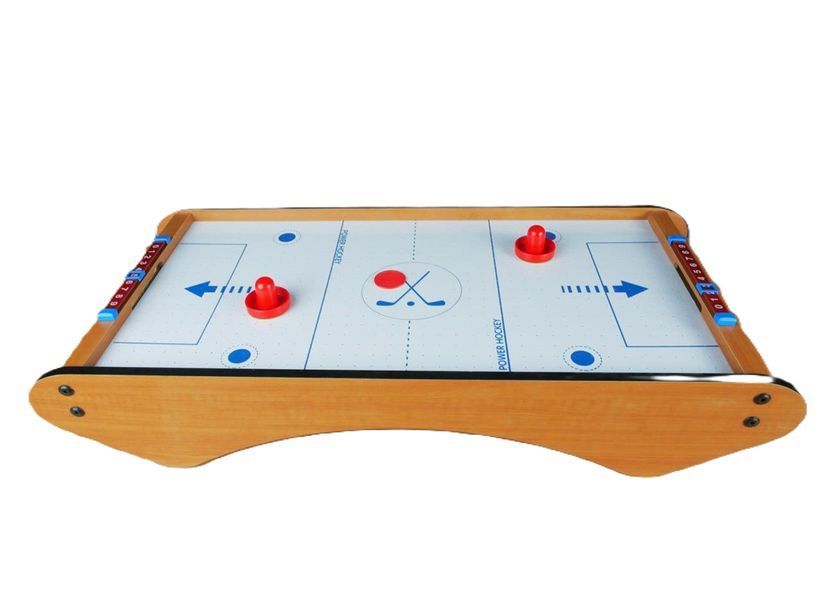 Аерохокей настільний 81х38 Hockey Game 2388 дерев`яний на батарейках фото 2