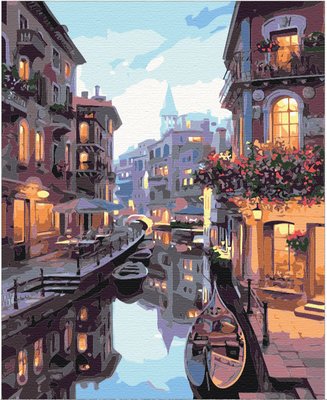 Картина за номерами BrushMe "Канал у Венеції" 40х50см BS7673 фото 1