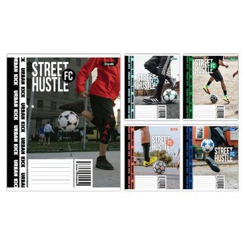 Набір учнівських зошитів 1 Вересня Street Hustle формат А5, 60 арк. в клітинку 10 шт. 768219 фото 1