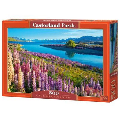 Пазли Castorland "Озеро Текапо Нова Зеландія" 500 елементів 47 х 33 см В-53896 фото 1
