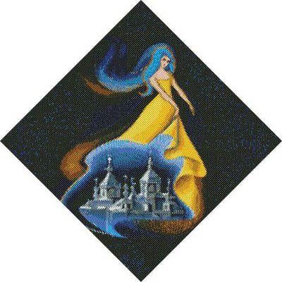 Алмазна мозаїка Ідейка "Берегиня" 40х40 см AMO7358 фото 1