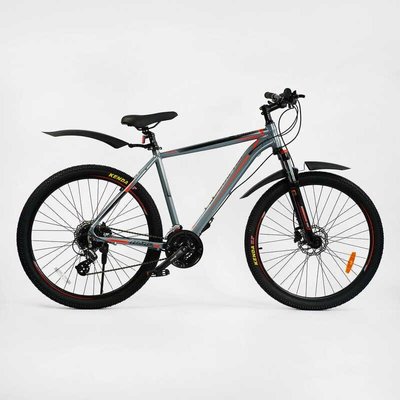 Велосипед дорослий спортивний 27.5" MAXXPRO алюмінієва рама 20" гідравлічні гальма сірий N2705-3 фото 1
