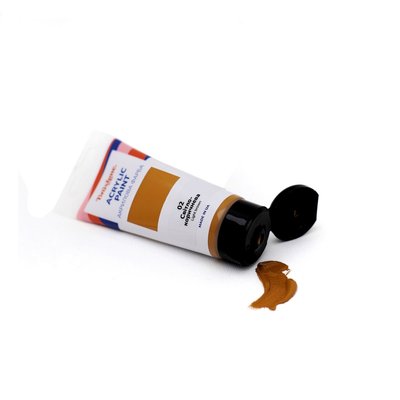 Художня глянсова акрилова фарба BrushMe колір "Світло-коричнева" 60 мл TBA6002 фото 1
