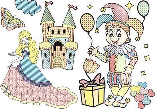 Большая водная раскраска А4 Crystal Book "Замок принцессы" укр фото 2