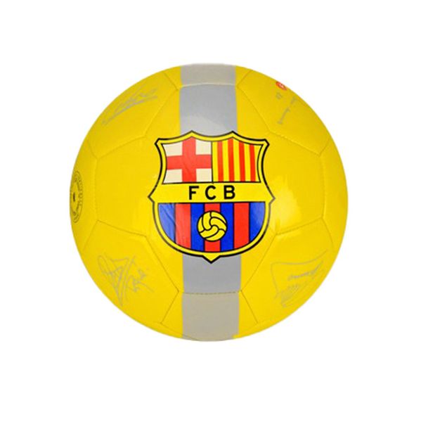Футбольний м'яч №5 Bambi Sign PU діаметр 21 см Жовтий FB20127 фото 1