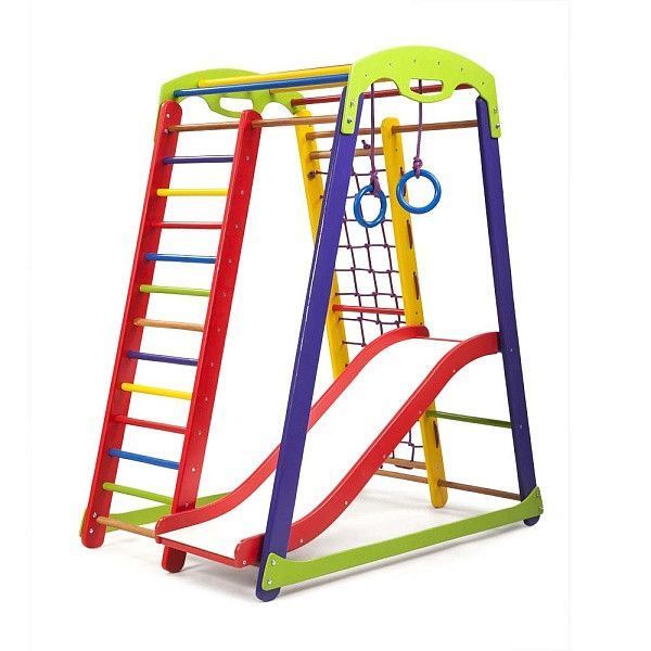 Детский спортивный уголок для дома Кроха 1 Plus 1 SportBaby (6 элементов) фото 3