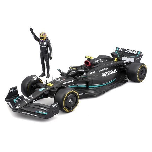 Колекційна модель Bburago Формула 1 Mercedes-AMG F1 W14 E Performance, масштаб 1:24, чорний 18-28037 фото 2