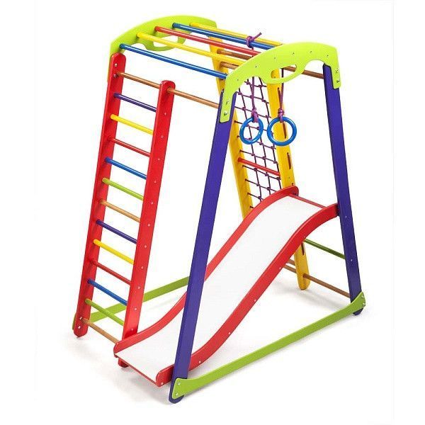 Детский спортивный уголок для дома Кроха 1 Plus 1 SportBaby (6 элементов) фото 5