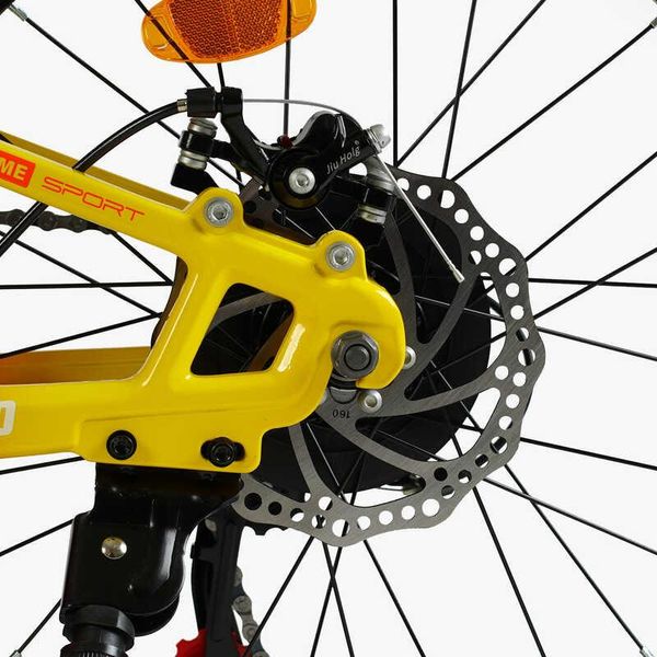 Велосипед подростковый двухколёсный 20" CORSO Next 7 скоростей магниевая рама оранжевый NX-20315 фото 5