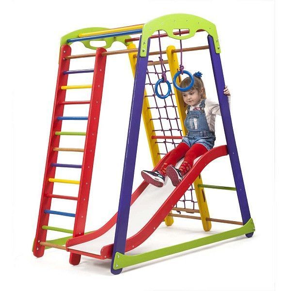 Детский спортивный уголок для дома Кроха 1 Plus 1 SportBaby (6 элементов) фото 6