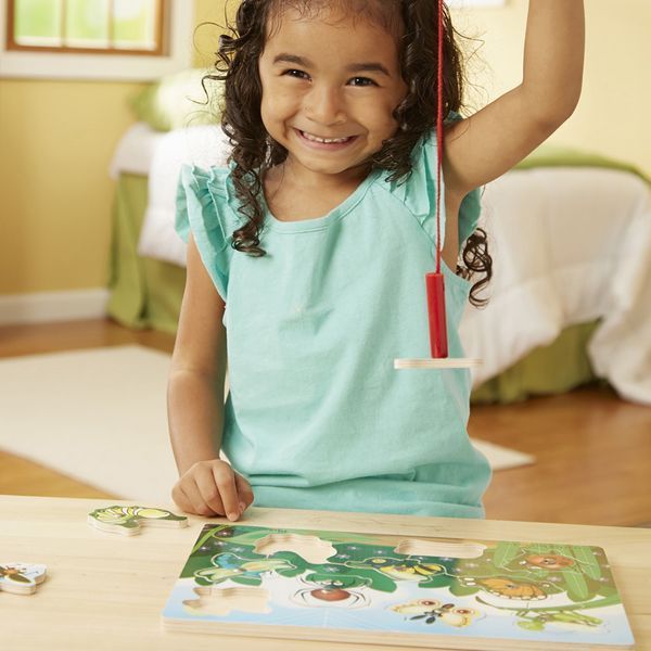 Магнитные пазлы Melissa & Doug &laquo;Лови насекомых&raquo; 11 элементов MD13779 фото 6