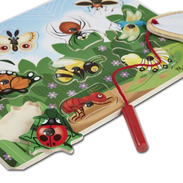 Магнитные пазлы Melissa & Doug &laquo;Лови насекомых&raquo; 11 элементов MD13779 фото 8