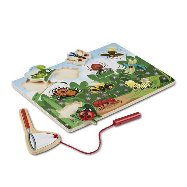 Магнитные пазлы Melissa & Doug &laquo;Лови насекомых&raquo; 11 элементов MD13779 фото 2