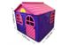 Пластиковий дитячий ігровий будиночок Doloni з вікнами та дверима 130х130х120 см фіолетовий з рожевим 02550/1 фото 6