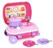 Дитяча кухня ТехноК з посудом у валізі рожева 6061 фото 1