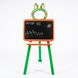 Дитячий мольберт для малювання Doloni 110-130 з аксесуарами оранжево-зелений 013777/3 фото 2