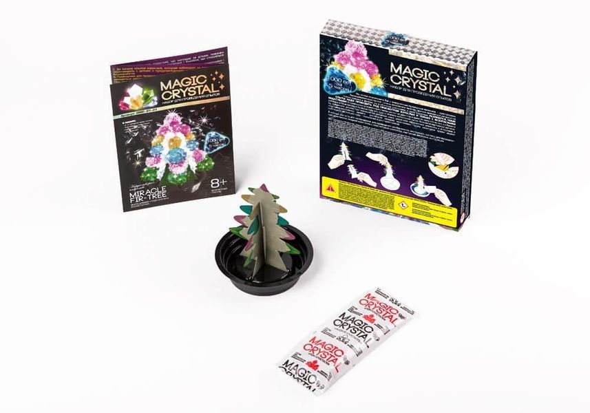 Набор для проведения опытов Danko Toys Magic Crystal: Чудо-ёлочка (рус) ОМС-01-01 фото 2