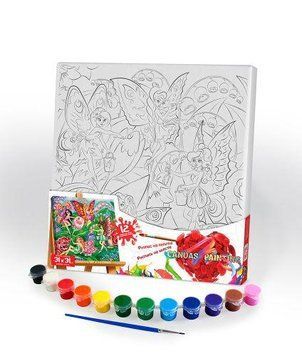 Розпис на полотні Danko Toys Canvas Painting Феї 31х31 см фото 1