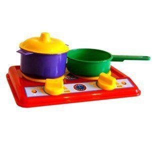 Набор игрушечной посуды ТехноК с конфорками 4 предмета 1578 фото 1
