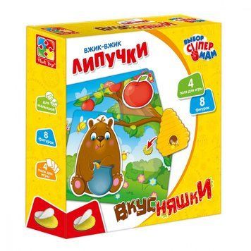 Игра с липучками Vladi Toys "Вжик-вжик Липучки" (рус) VT1302-22 фото 1