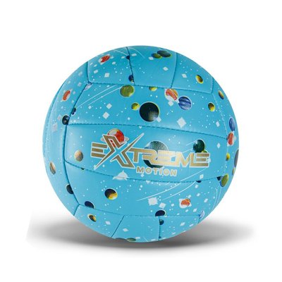 Волейбольный мяч №5 Extreme Motion PVC диаметр 21 см синий VB24184 фото 1