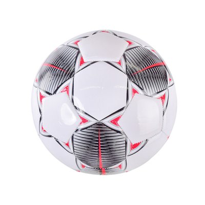 Футбольний м'яч №5 Bambi Star FB2224 EVA діаметр 20 см Червоний фото 1