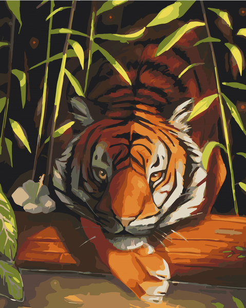 Картина за номерами Art Craft "Бенгальський тигр" 40х50см 11618-AC фото 1