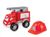 Іграшкова пожежна машина з підйомником ТехноК Малюк-Пожежник 35 см червона 3978 фото 1