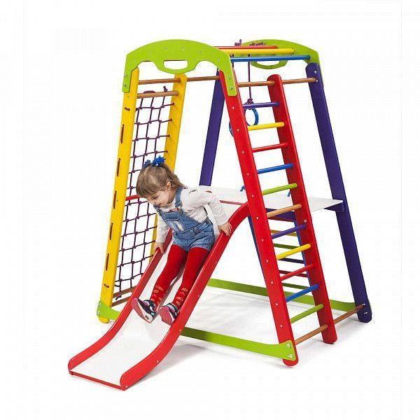 Домашний спортивный уголок Кроха 1 Plus 2 SportBaby (7 элементов) фото 3