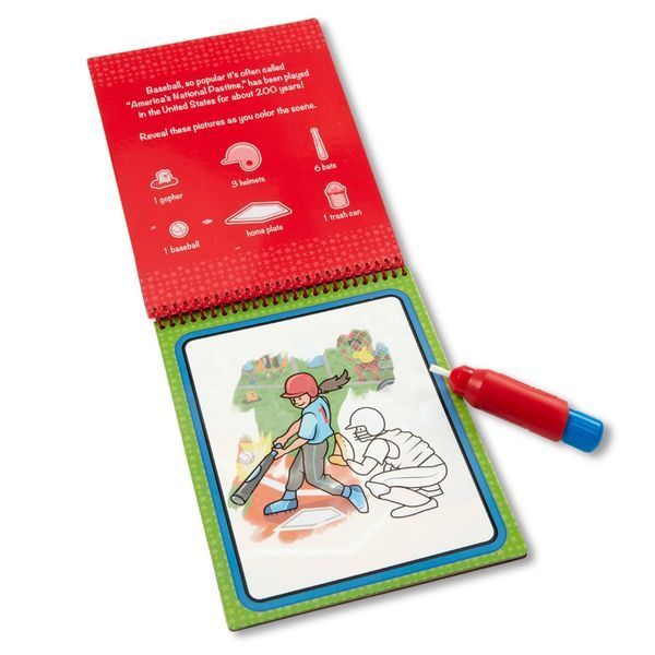 Водна розмальовка багаторазова Water WOW Melissa & Doug &laquo;Спорт&raquo; MD30175 фото 5