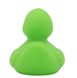 Стильна тематична гумова качечка FunnyDucks "Зелена" L1307 фото 3