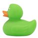 Стильна тематична гумова качечка FunnyDucks "Зелена" L1307 фото 4