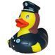Стильная тематическая резиновая уточка FunnyDucks "Полицейская UA" L1885 фото 1