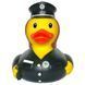 Стильная тематическая резиновая уточка FunnyDucks "Полицейская UA" L1885 фото 2