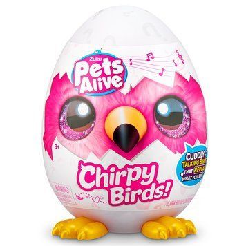 Інтерактивний ігровий набір-сюрприз PETS ALIVE S1 Веселі пташки в яйці з аксесуарами 9537 фото 1