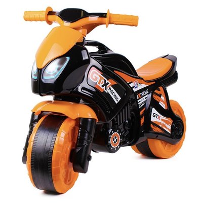 Мотоцикл-каталка ТехноК Чорно-оранжевий 5767 фото 1