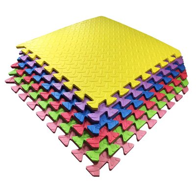 М'яке ігрове покриття для підлоги EVA 51х51х1см Малюк Тia-sport жовтий фото 1