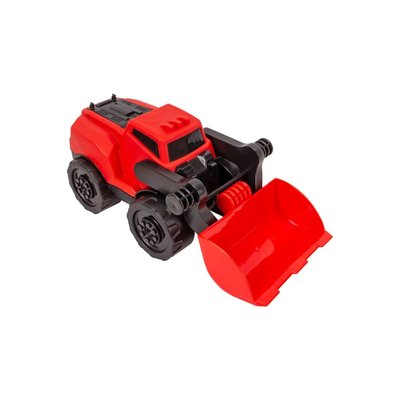 Іграшковий трактор з ковшем ТехноК 28 см червоний 8553 фото 1