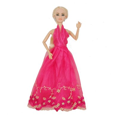Класична лялька Jessica висота 29 см у рожевій пишній сукні A629-L83-2 фото 1