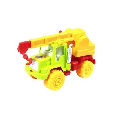 Іграшкова вантажівка-кран Kinderway 27 см зелена 05-509 фото 1